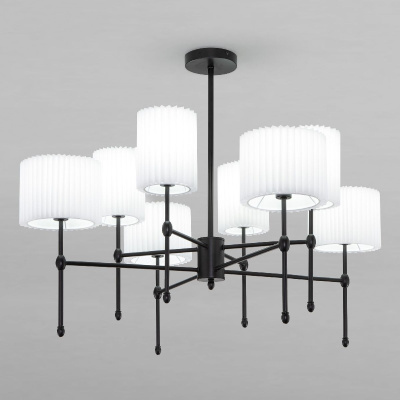 Люстра на штанге Eurosvet Notturno 60162/8 черный Smart