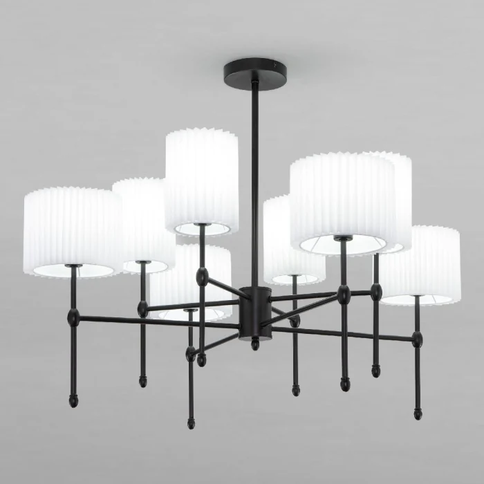 Люстра на штанге Eurosvet Notturno 60162/8 черный Smart