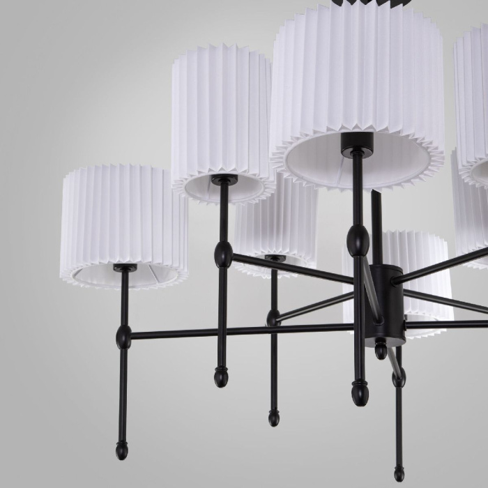 Люстра на штанге Eurosvet Notturno 60162/8 черный Smart