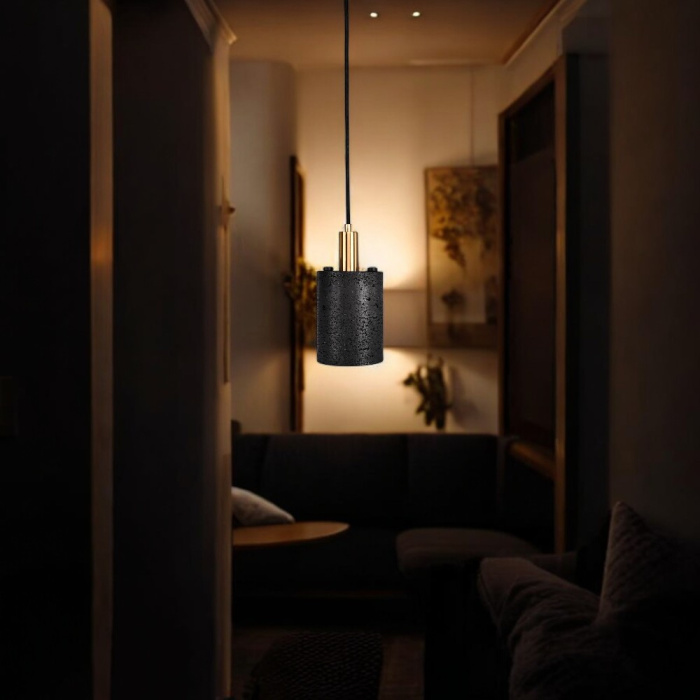 Подвесной светильник ROGERD SMALL black brass ImperiumLoft