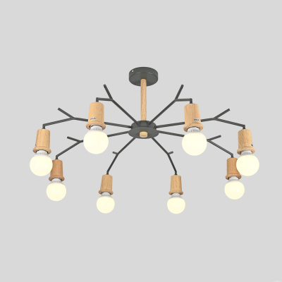 Люстра на штанге LES COLOR D95 Grey ImperiumLoft 220516-23