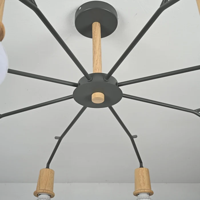 Люстра на штанге LES COLOR D95 Grey ImperiumLoft 220516-23