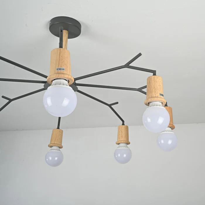 Люстра на штанге LES COLOR D95 Grey ImperiumLoft 220516-23