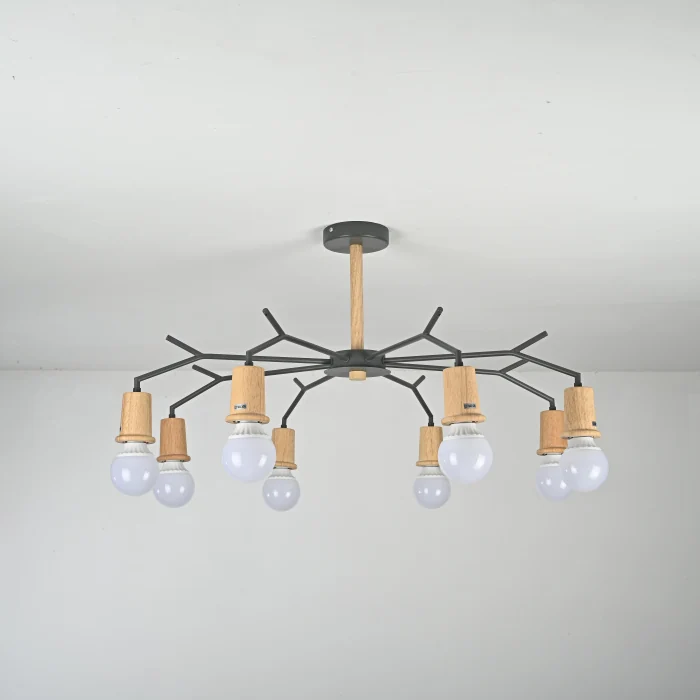 Люстра на штанге LES COLOR D95 Grey ImperiumLoft 220516-23