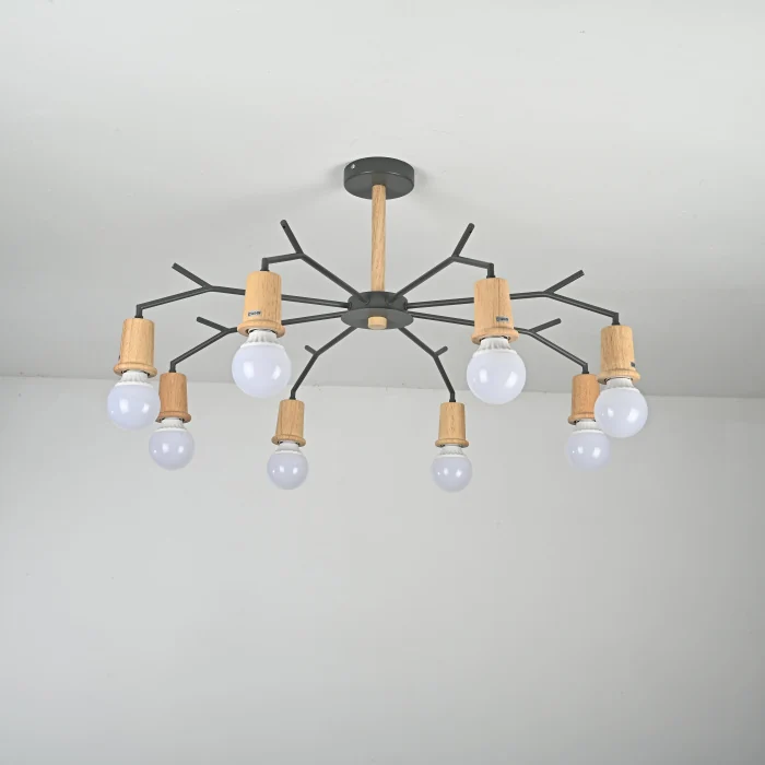 Люстра на штанге LES COLOR D95 Grey ImperiumLoft 220516-23