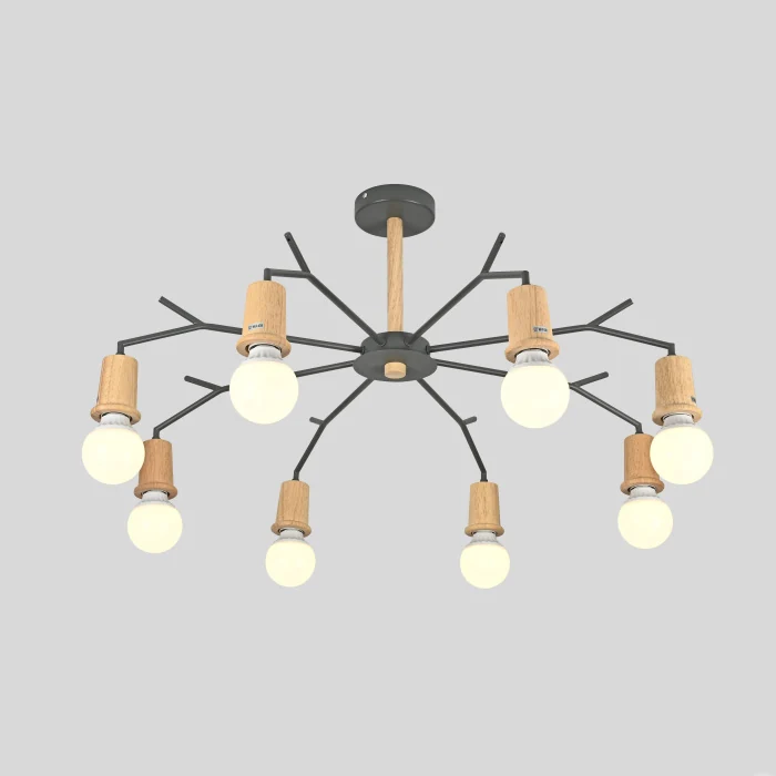 Люстра на штанге LES COLOR D95 Grey ImperiumLoft 220516-23