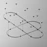 Шинопровод полукруг Maytoni Busbar trunkings Flarity TRX154-SR-D650-B
