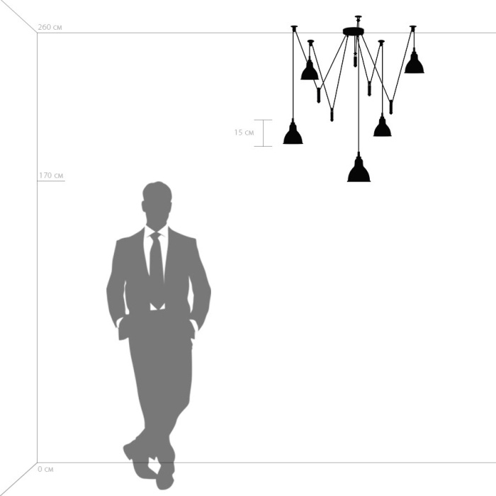 Подвесной светильник Acrobata LIGHTSTAR 761056