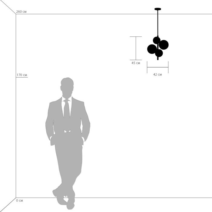 Люстра потолочная Croco Lightstar 815043