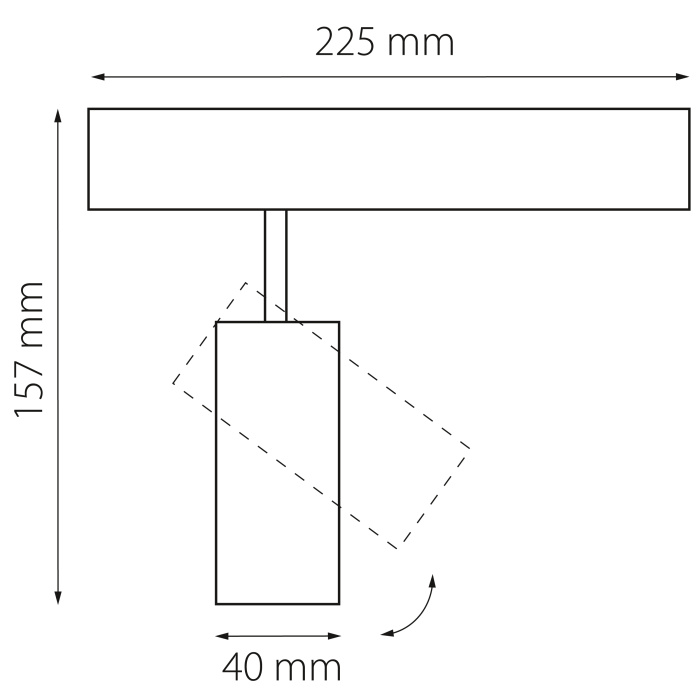 Светильник для трека PRO диммируемый APP Teta Lightstar 205017