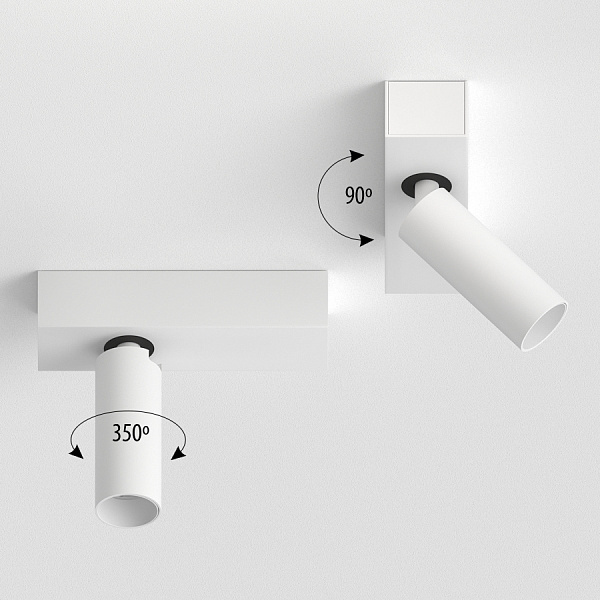 Накладной поворотный светильник Ledron SAGITONY E S40 White