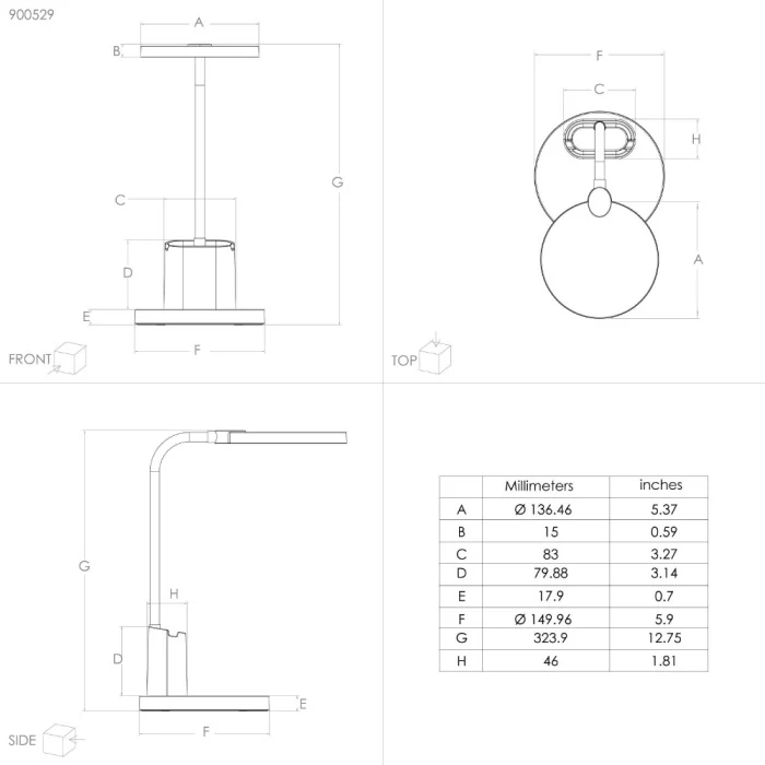 Настольная лампа EGLO BROLINI 900529