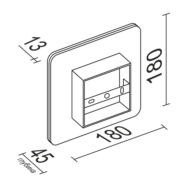 Настенный светильник Ledron LD4180/8W White