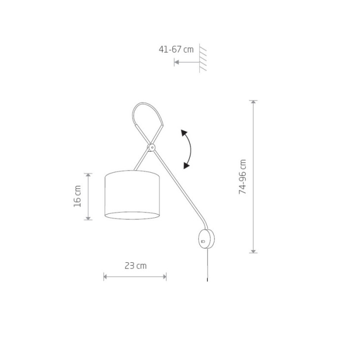Бра Nowodvorski Viper Black/Gold 6513