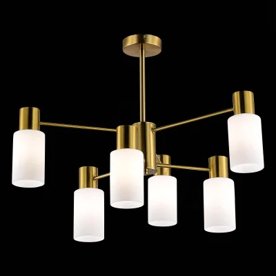 Светильник потолочный Латунь/Белый E14 6*60W SLE1139-302-06