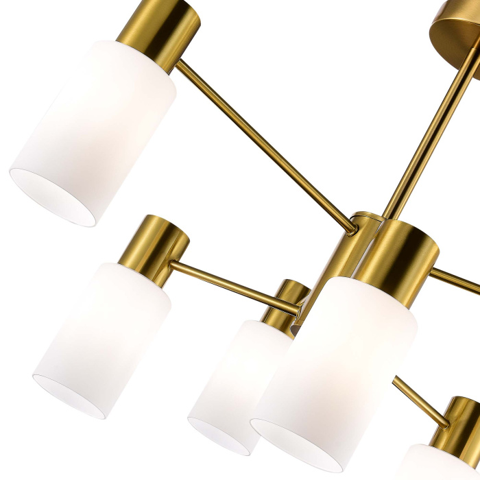 Светильник потолочный Латунь/Белый E14 6*60W SLE1139-302-06