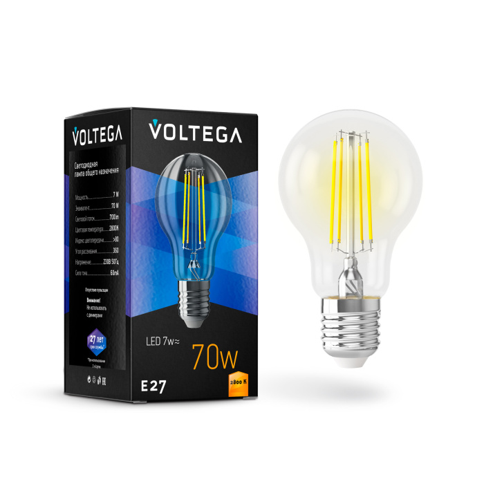 Светодиодная лампа Voltega General purpose bulb E27 7W 7140