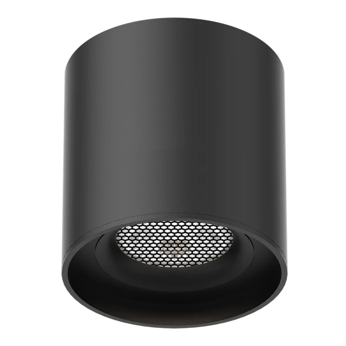 Магнитный трековый светильник Черный LED 1*6W 3000K 300Lm Ra>90 IP20 D75xH75 48V ST678.436.06