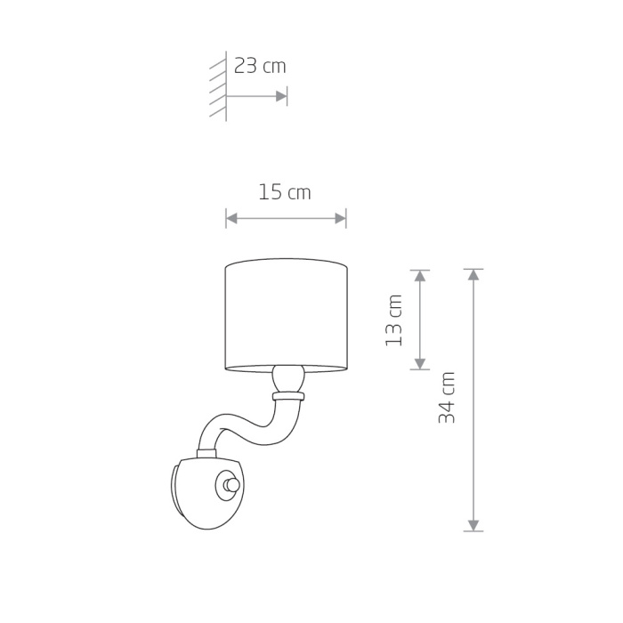 Настенный светильник Nowodvorski Newport White 8157