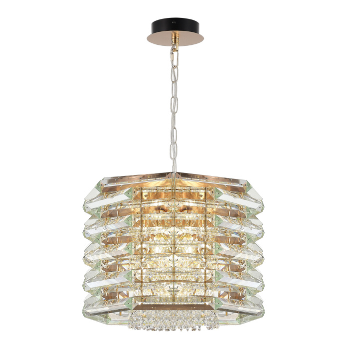 Светильник подвесной ST-Luce медь/прозрачный E14 8*40W SL6137.203.08