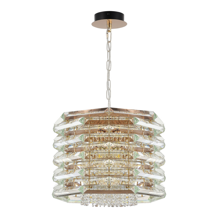Светильник подвесной ST-Luce медь/прозрачный E14 8*40W SL6137.203.08