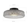 Светильник потолочный ST-Luce черный/прозрачный LED 1*15W 4000K SL6143.402.01