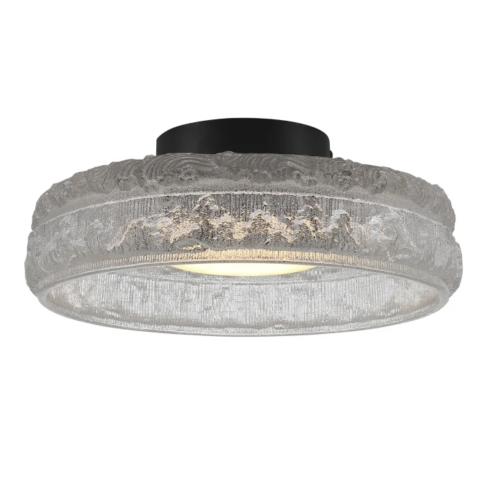 Светильник потолочный ST-Luce черный/прозрачный LED 1*15W 4000K SL6143.402.01