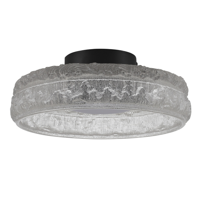 Светильник потолочный ST-Luce черный/прозрачный LED 1*15W 4000K SL6143.402.01