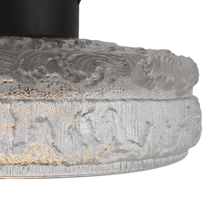 Светильник потолочный ST-Luce черный/прозрачный LED 1*15W 4000K SL6143.402.01