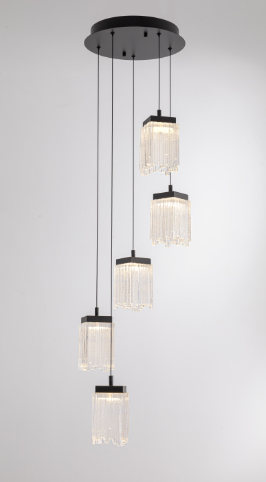 Подвесной светильник Delight Collection MD25020403 MD25020403-5A1 matt black