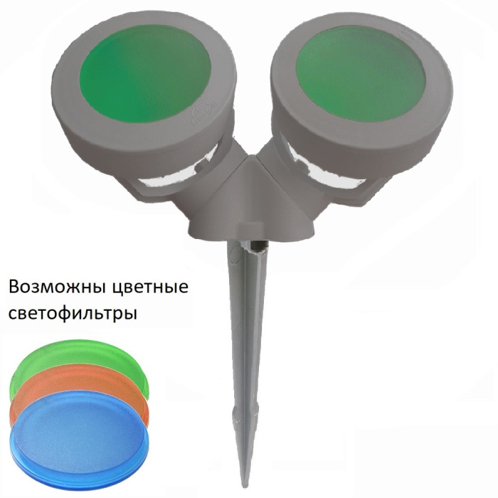 Грунтовый светильник FUMAGALLI TOMMY 2L SPIKE  4M1.001.000.LXD2L