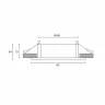 Встраиваемый светильник Hesby Lighting Bodo HSBL_0106