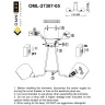 Люстра потолочная Omnilux Tesero OML-27307-05