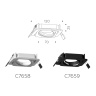 Корпус светильника встраиваемый поворотный для насадок D70mm Ambrella light C7658