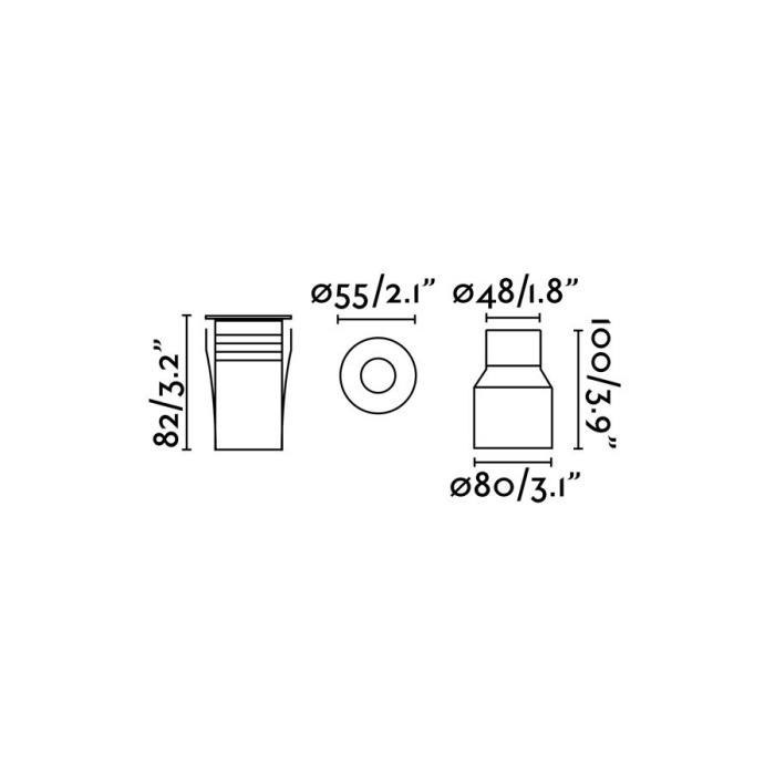 Встраиваемый светильник CROSBY