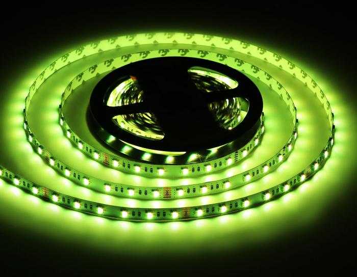 Светодиодная лента RGB с холодным белым светом GS4403 5050 60Led /10W m/ 24V IP20 RGBW+6500K 5m Ambrella light GS4403