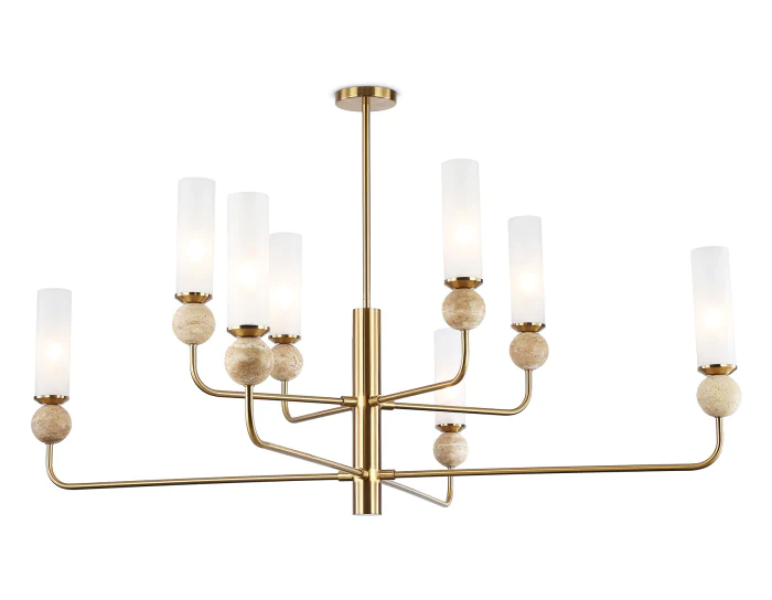 Люстра на штанге с мрамором AMBRELLA light LH53252