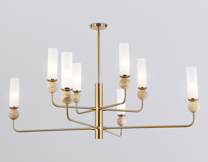 Люстра на штанге с мрамором AMBRELLA light LH53252