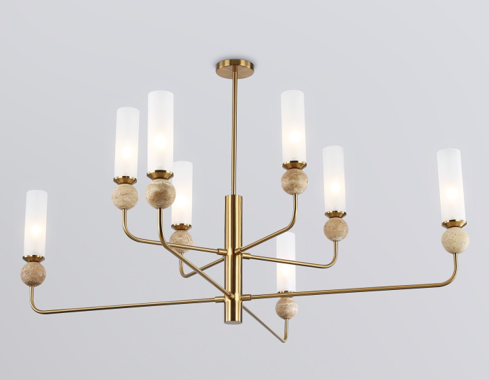 Люстра на штанге с мрамором AMBRELLA light LH53252