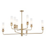 Люстра на штанге с мрамором AMBRELLA light LH53252