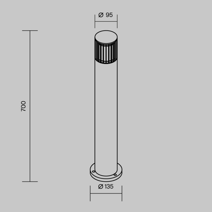 Садово-парковый светильник Maytoni Alura O492FL-01GF