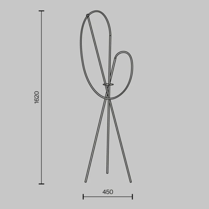 Торшер Maytoni MOD369FL-L36B3K