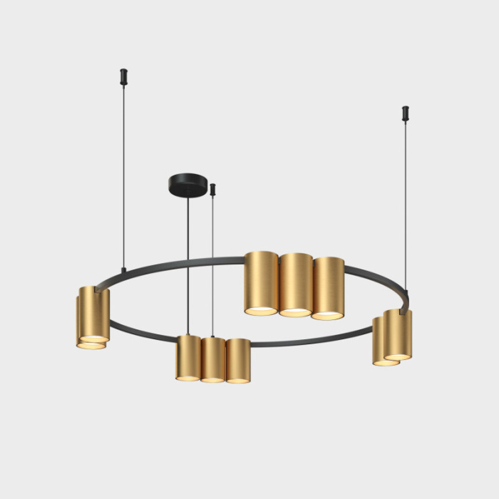 Подвесной светильник Denkirs Orbit DK4065-BK+SG