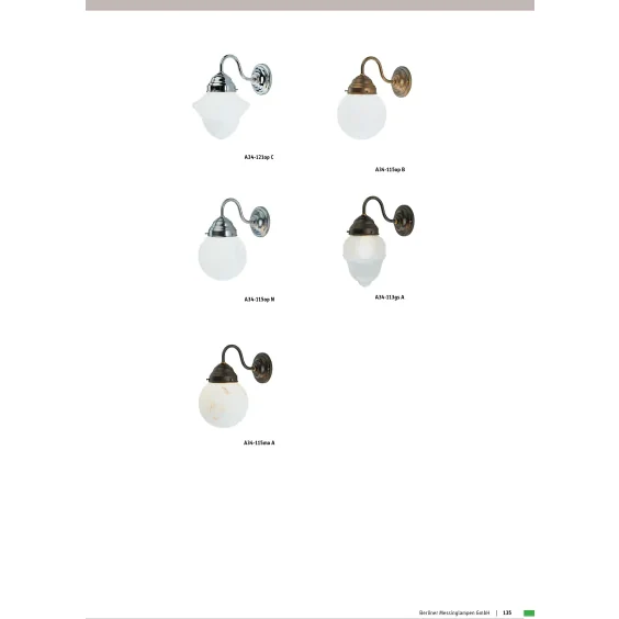 Бра Berliner Messinglampen A34-115maA