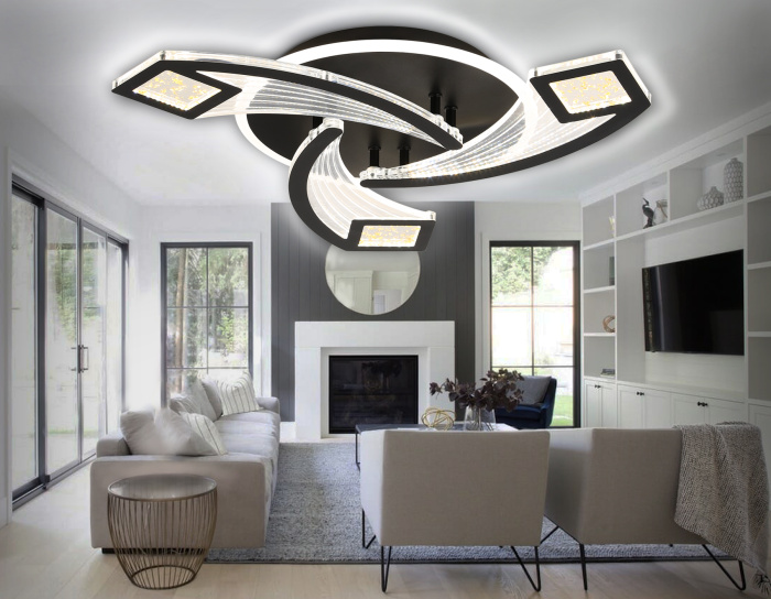 Потолочный светодиодный светильник с пультом Ambrella light FA4477