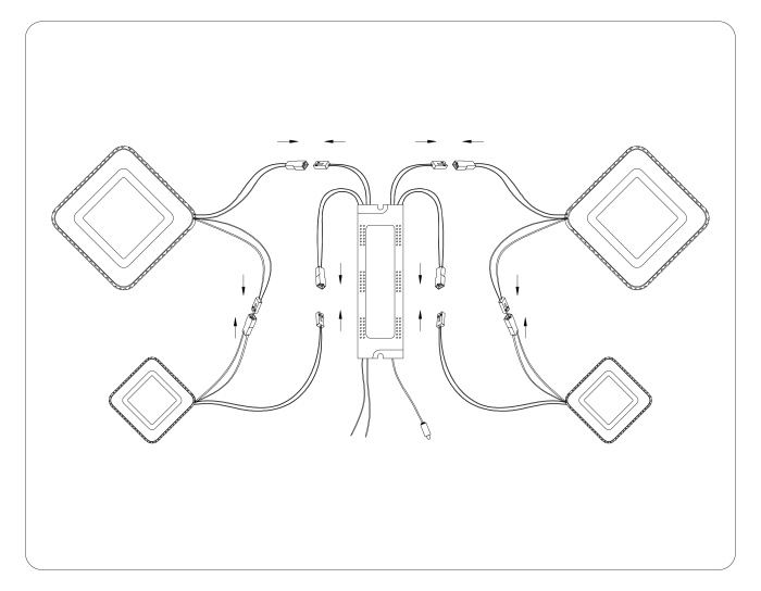 Потолочный светодиодный светильник с пультом Ambrella light FA8878