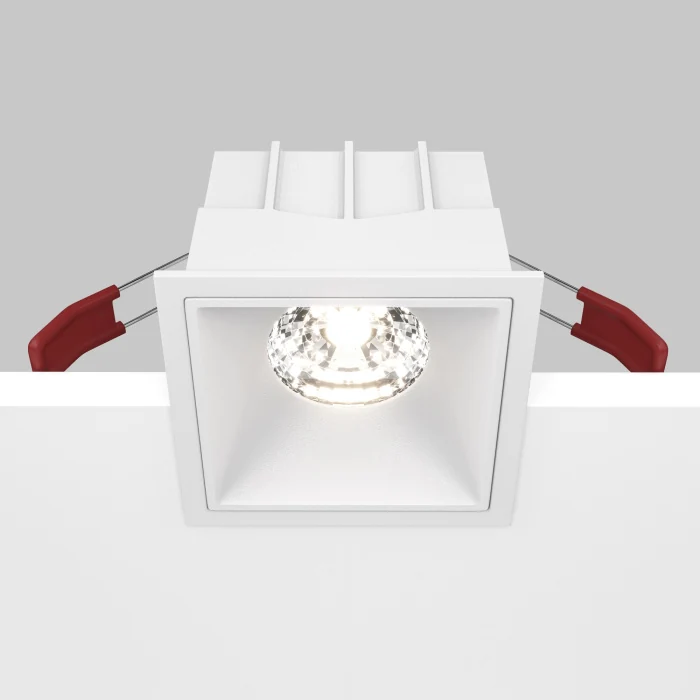 Встраиваемый светильник Maytoni Technical Alfa LED DL043-01-15W4K-D-SQ-W