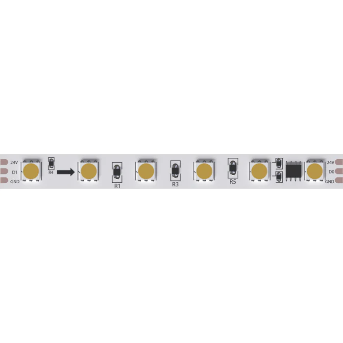Светодиодная лента 24V 14,4W/m 3100К 5м Arte Lamp SPI A2406010-03-3K