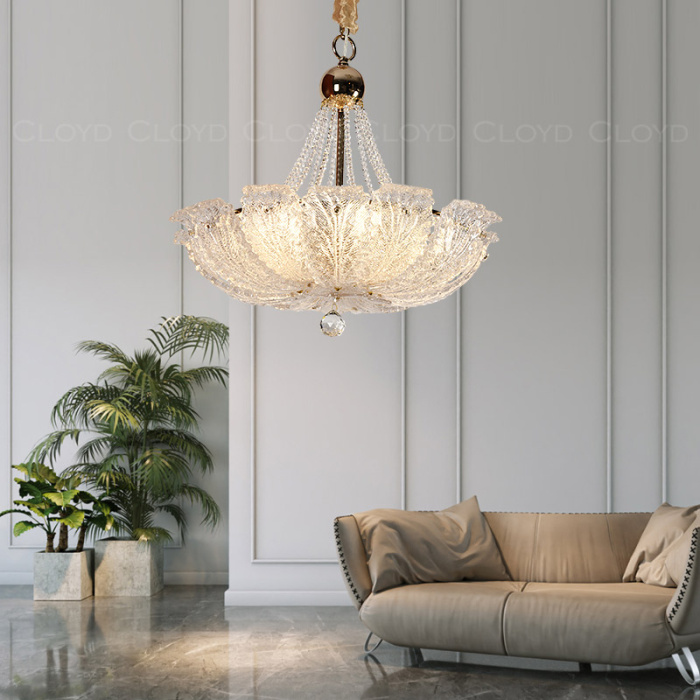 Люстра Cloyd HERBARY-A C7 / Ø53 см - золото (арт.10821)