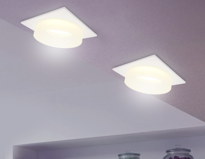 Встраиваемый точечный светильник с акрилом Ambrella light TN1314